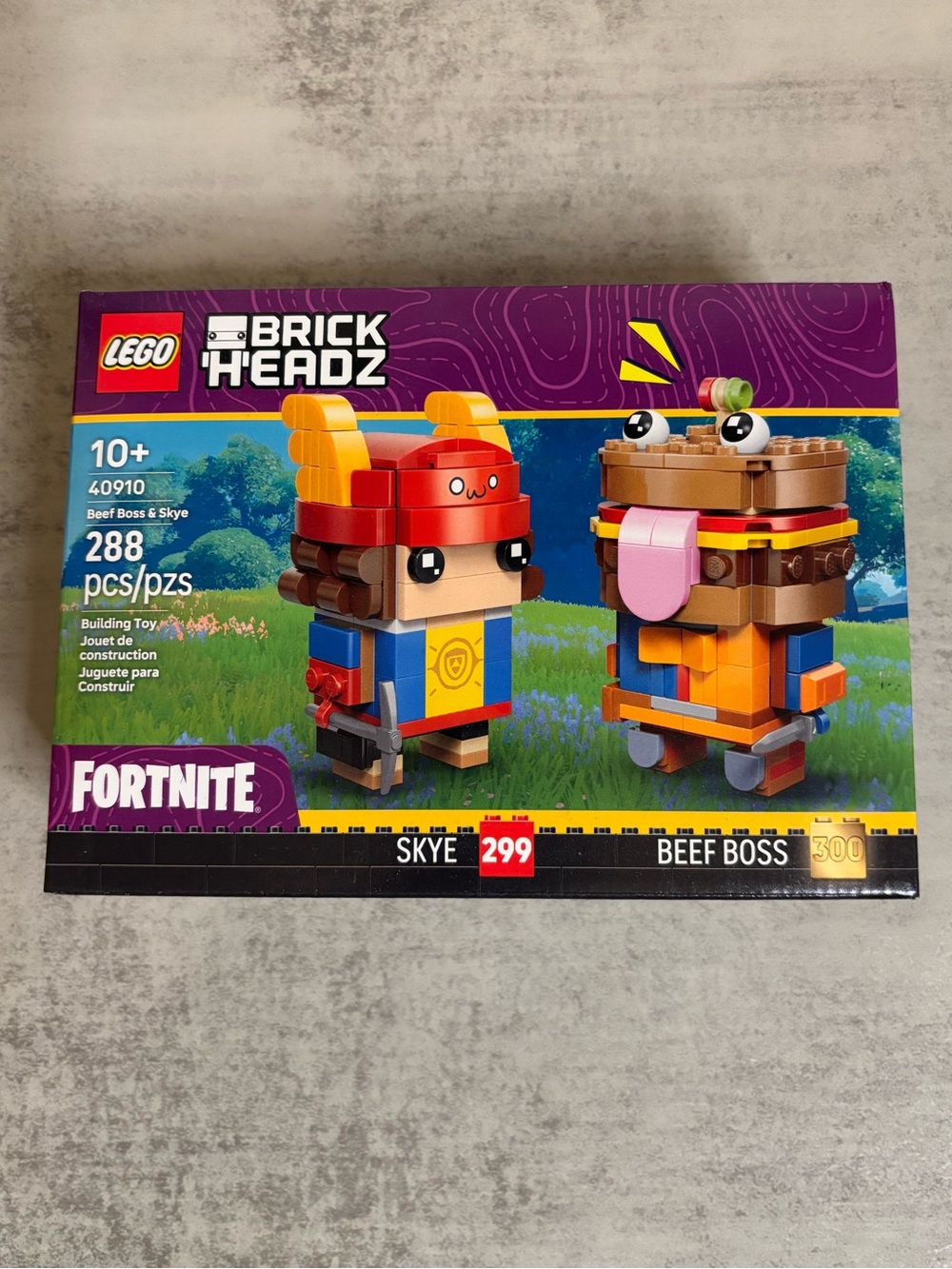 Lego Fortnite BrickHeadz Beef Boss and Skye Set (#40910)
